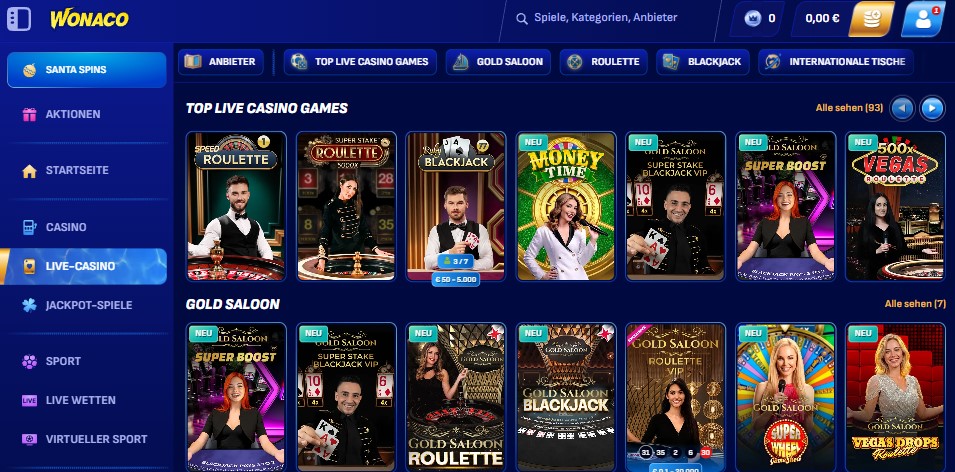 wonaco casino